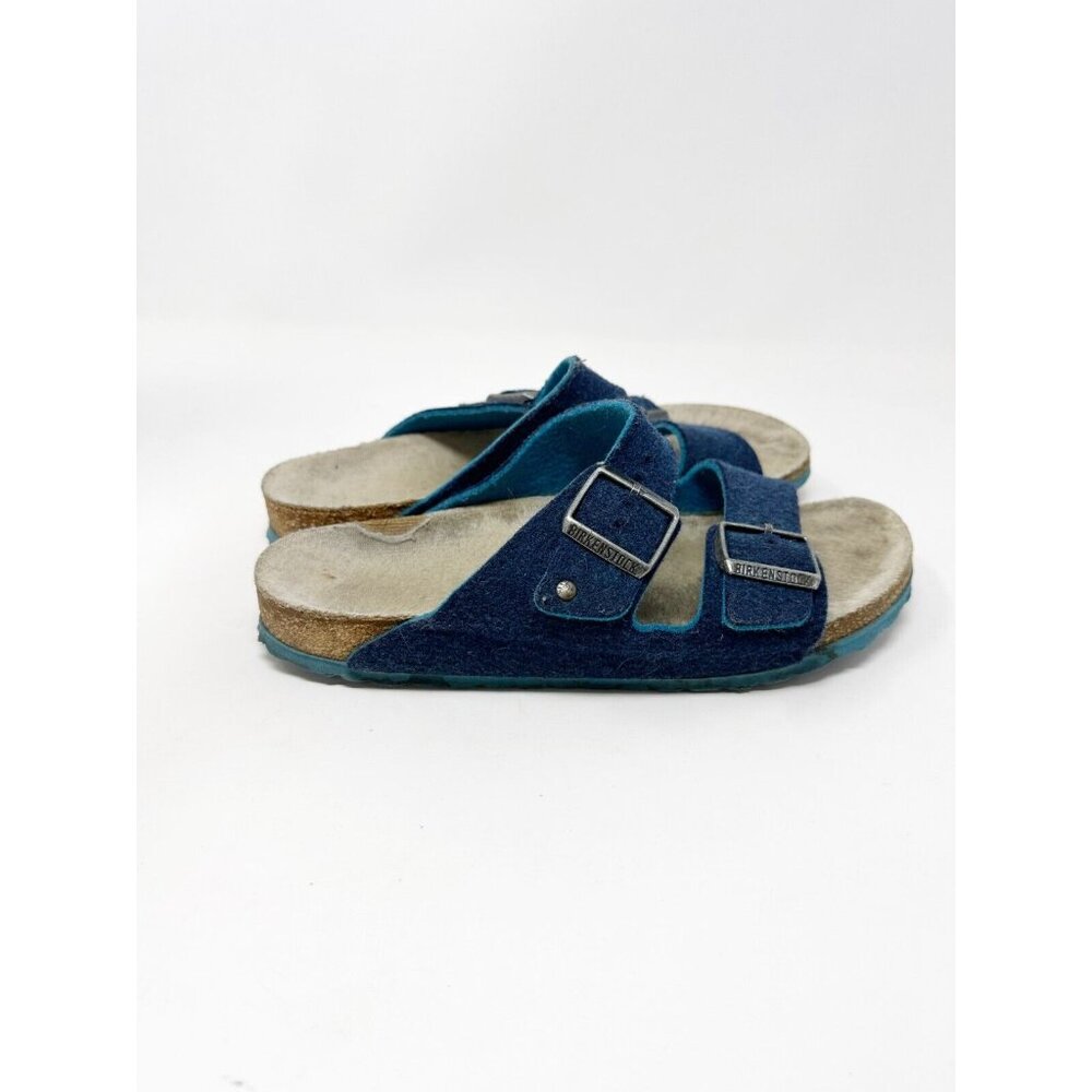 Birkenstock Blue Double Strap Sandals - Picture 6 of 9